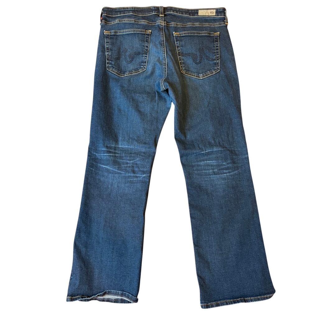 AG Adriano Goldschmied Women’s The Jodi Crop Jeans 32 High Rise Slim Flare Crop - Picture 2 of 8